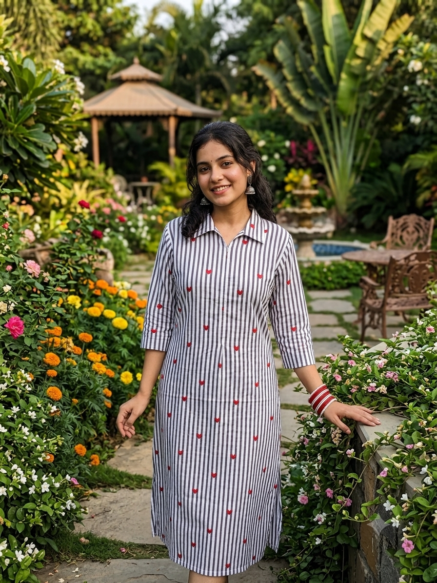 Shirt-collar feeding frock