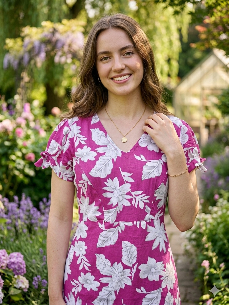 Floral feeding frock