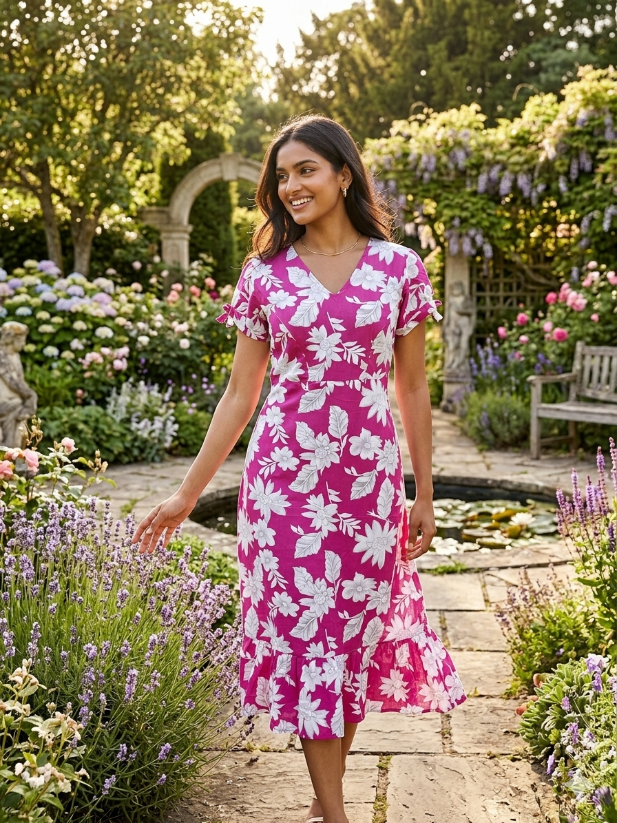 Floral feeding frock
