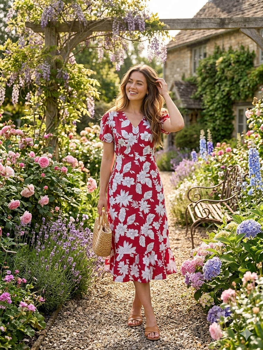 Floral feeding frock