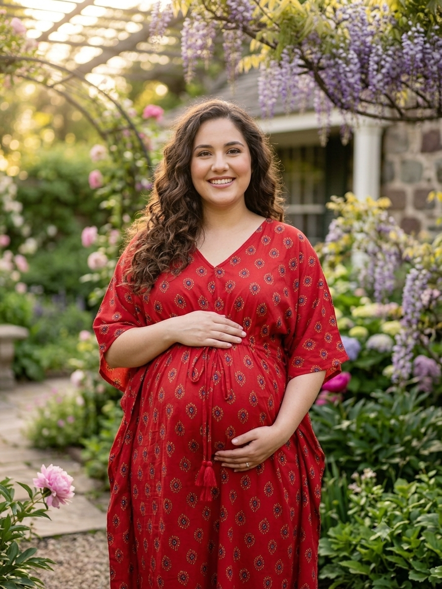 Premium ajrak plus size kaftan in pure soft cambric cotton fabric with centre zip &length 57” (free size L-5xl)