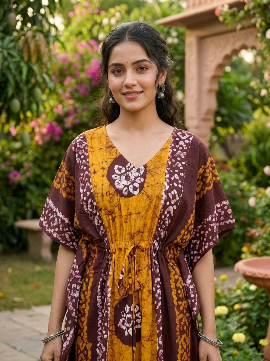 Chungidi batik feeding kaftan