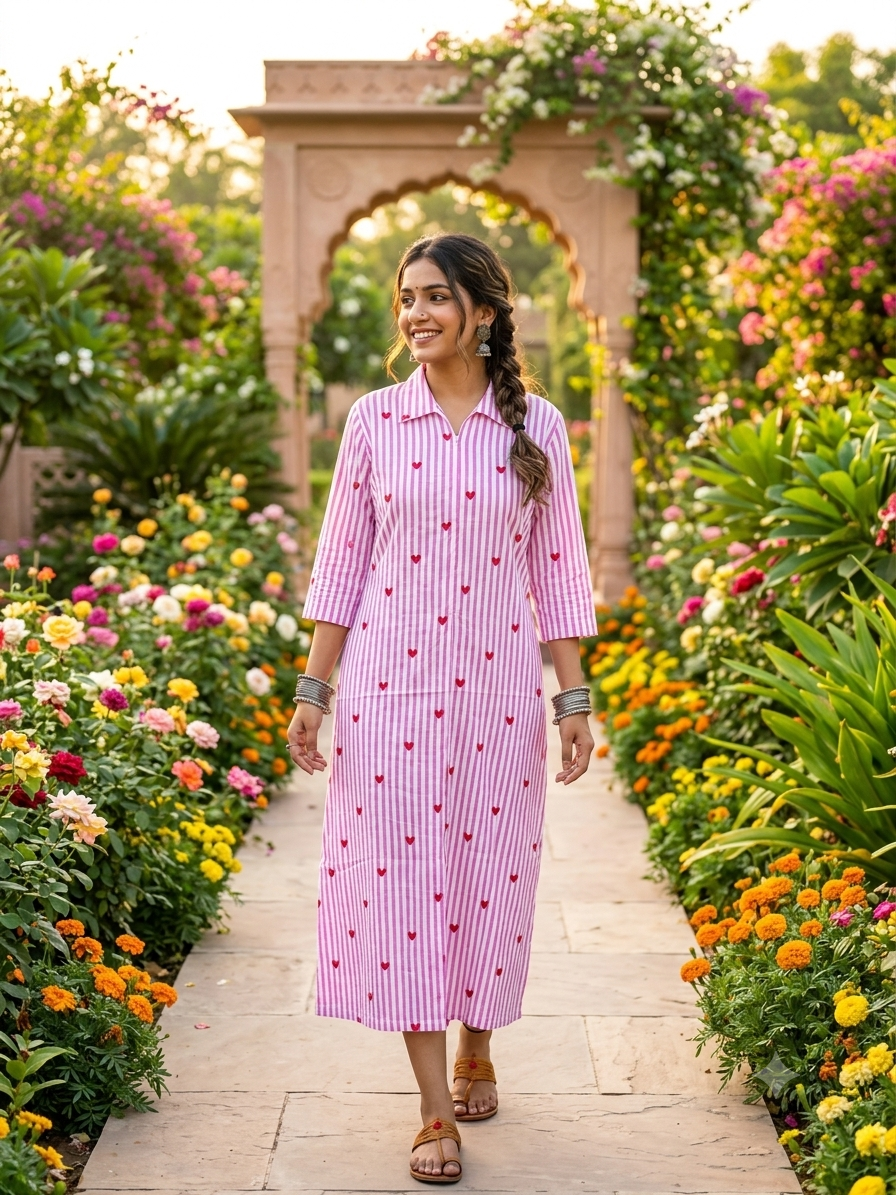 Shirt-collar feeding frock