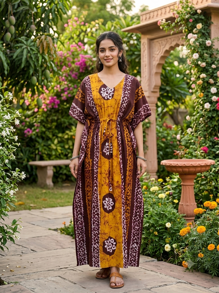 Chungidi batik feeding kaftan