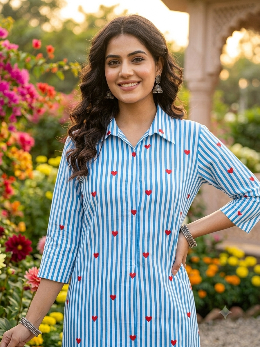 Shirt-collar feeding frock
