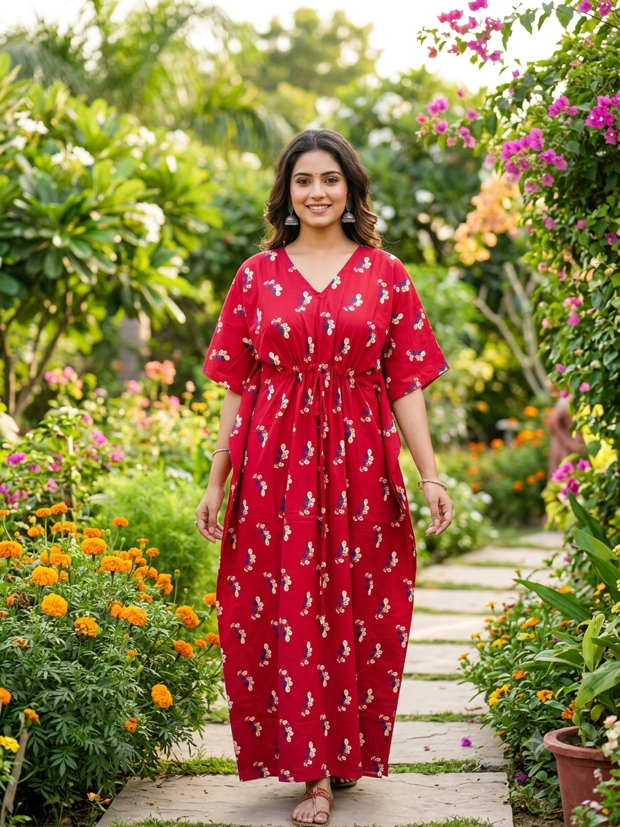 Leafy nonfeeding kaftans