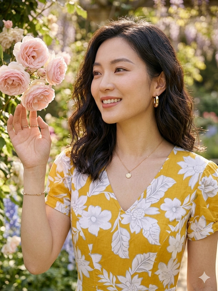 Floral feeding frock