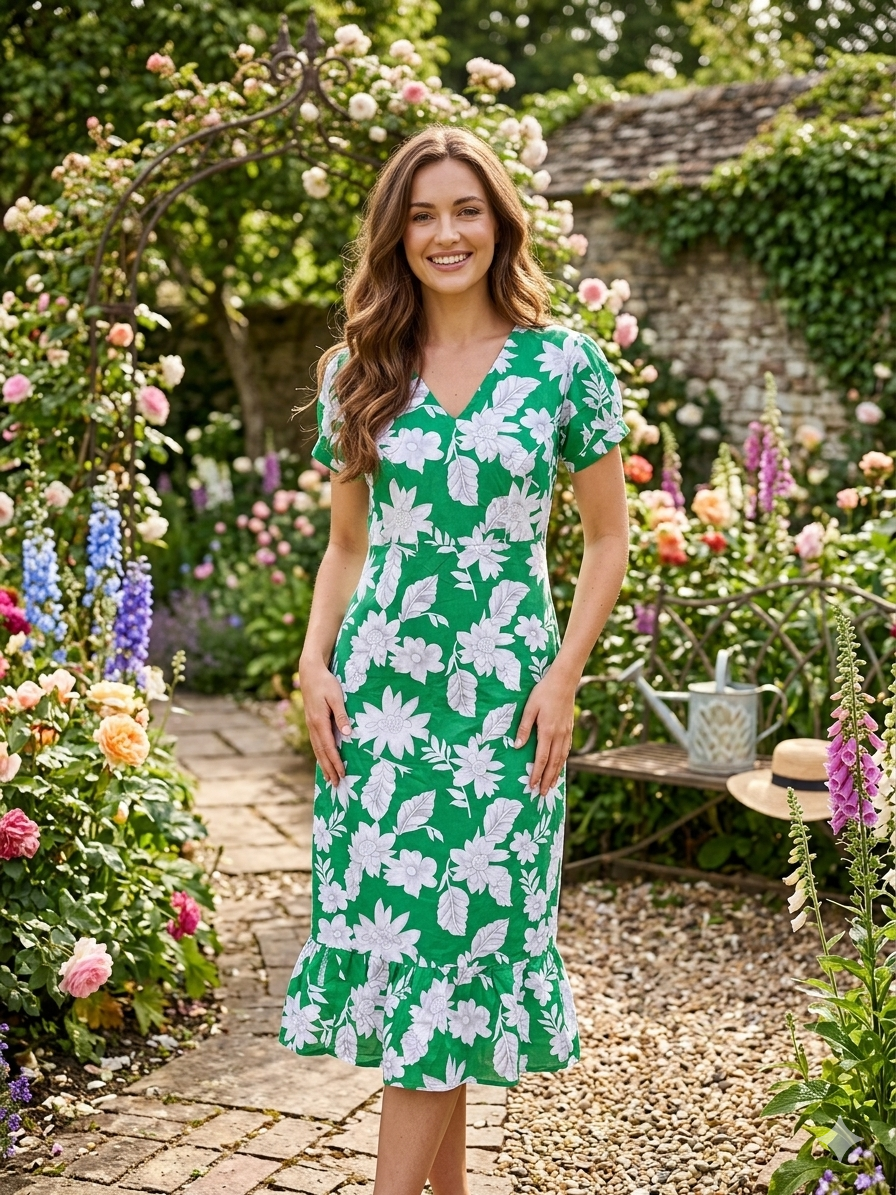 Floral feeding frock