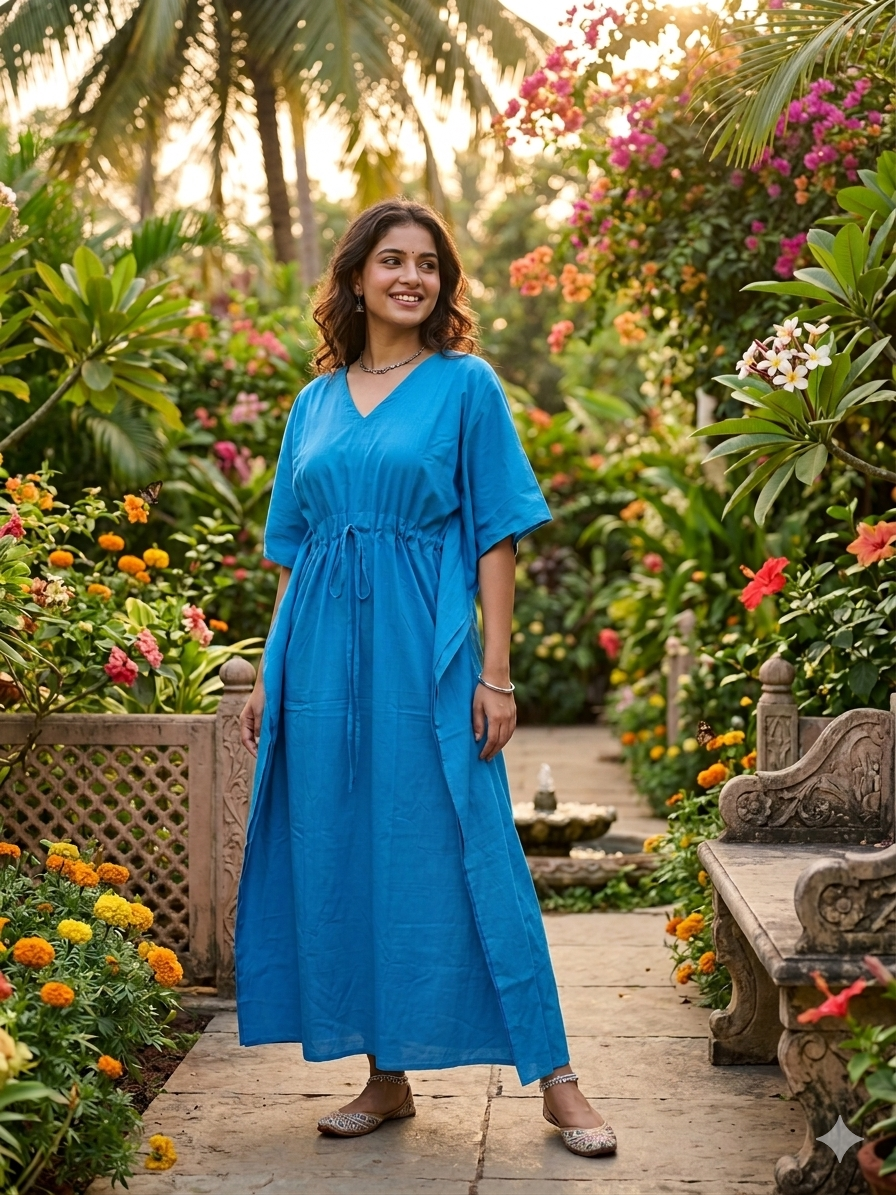 Plain nonfeeding kaftans