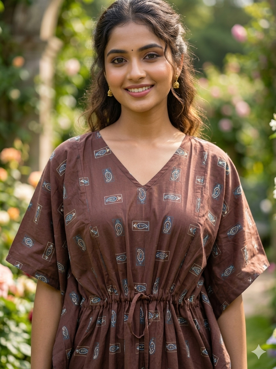 Floral feeding kaftan